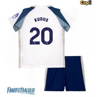 Tottenham Hotspur Mohammed Kudus #20 Echipament de Fotbal Replică 2025-26 Copii Acasa (+ Șorturi)